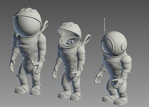 sputnik satellite space 3d max