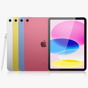 Apple iPad 10th generation 3D