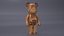 3D Bearbrick Karimoku Layered Wood