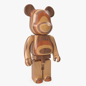 Bearbrick Karimoku Layered Wood