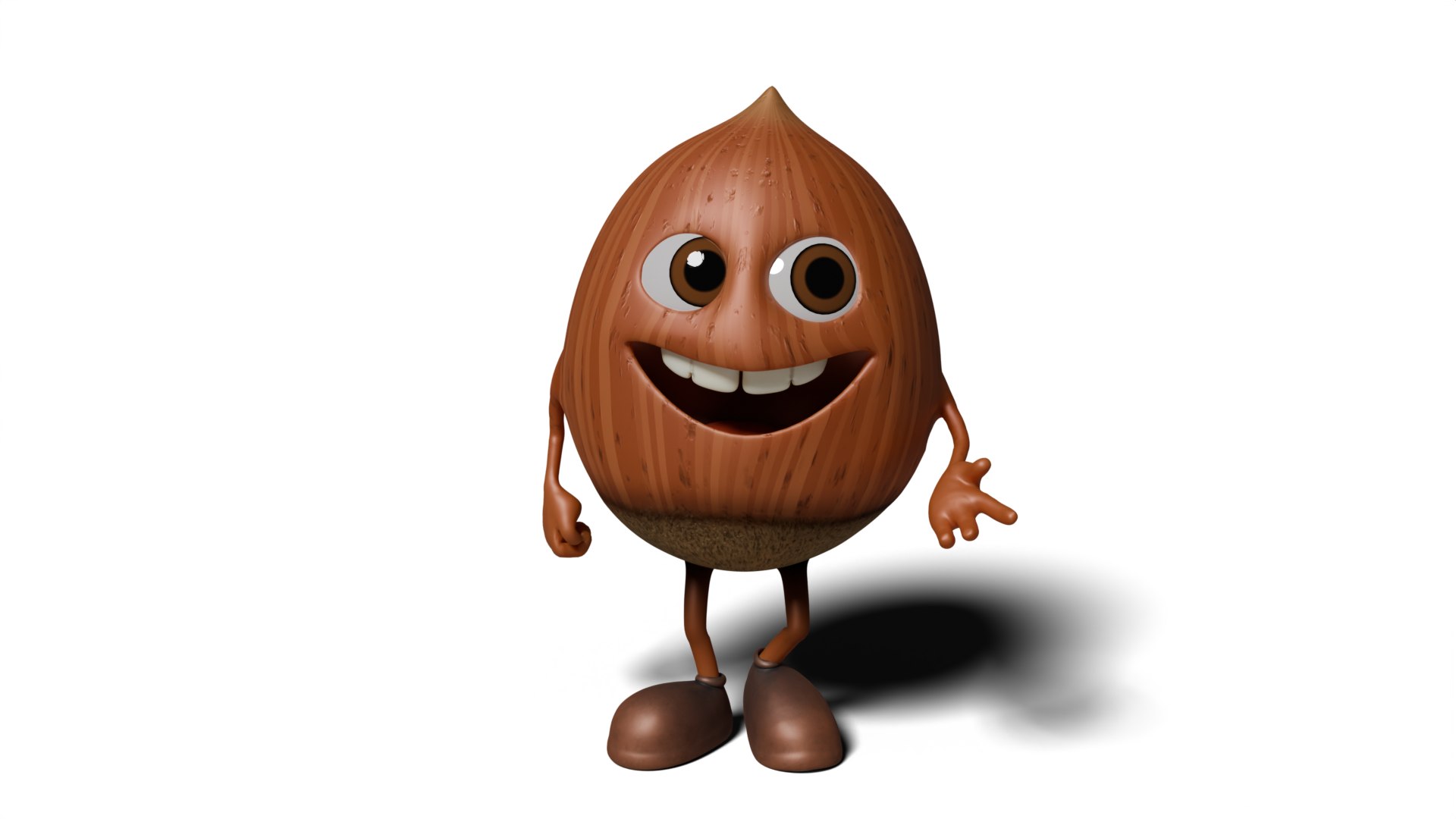 Stylized Cartoon Character  Fully Rigged  ARKit Face Rig  Nut Mascot 3D model https://p.turbosquid.com/ts-thumb/sV/kGzMt4/dv/nutman_02/png/1765047108/1920x1080/fit_q87/5798f3a097337bb92553577619e128aeb6c07d1b/nutman_02.jpg