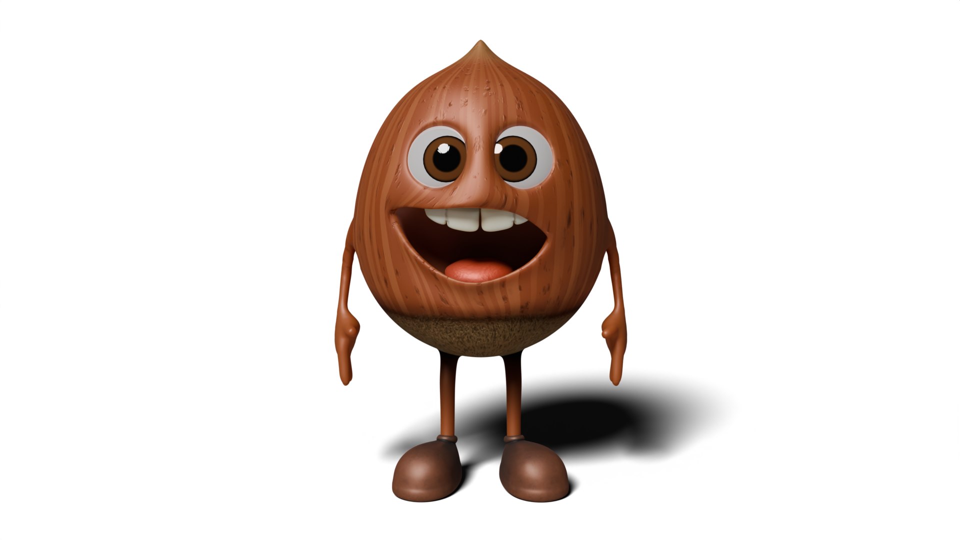 Stylized Cartoon Character  Fully Rigged  ARKit Face Rig  Nut Mascot 3D model https://p.turbosquid.com/ts-thumb/sV/kGzMt4/qZ/nutman_07/png/1765047111/1920x1080/fit_q87/069da1563e1975353776cb389b4ba09200f046fa/nutman_07.jpg