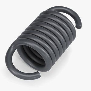 3D model Thick Furniture Spring Grey