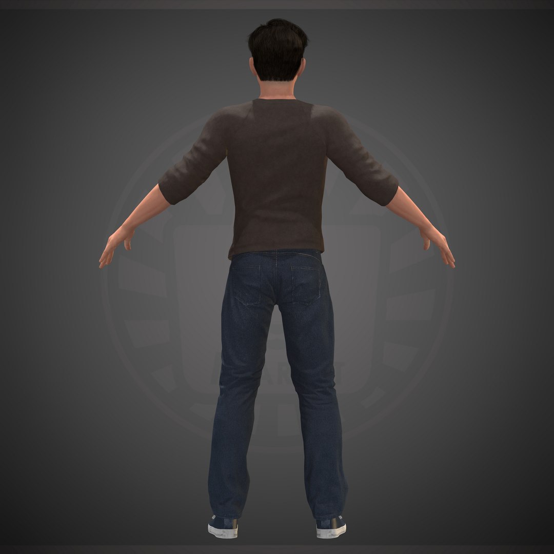 Character people human 3D model - TurboSquid 1682123