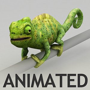 Chameleon animated model