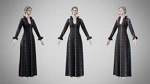 Dress 29 Abstract Sound Wave 3D