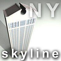 NY skyline - sony building