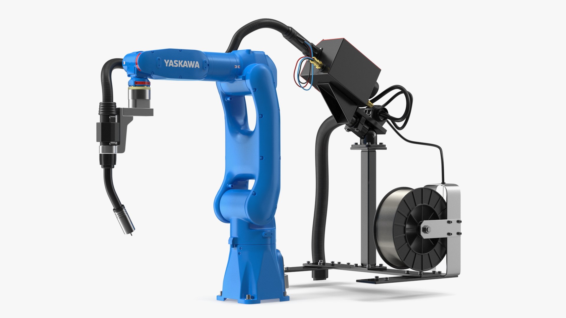 Yaskawa Motoman GP7 Robot With Welding Kit 3D Model
