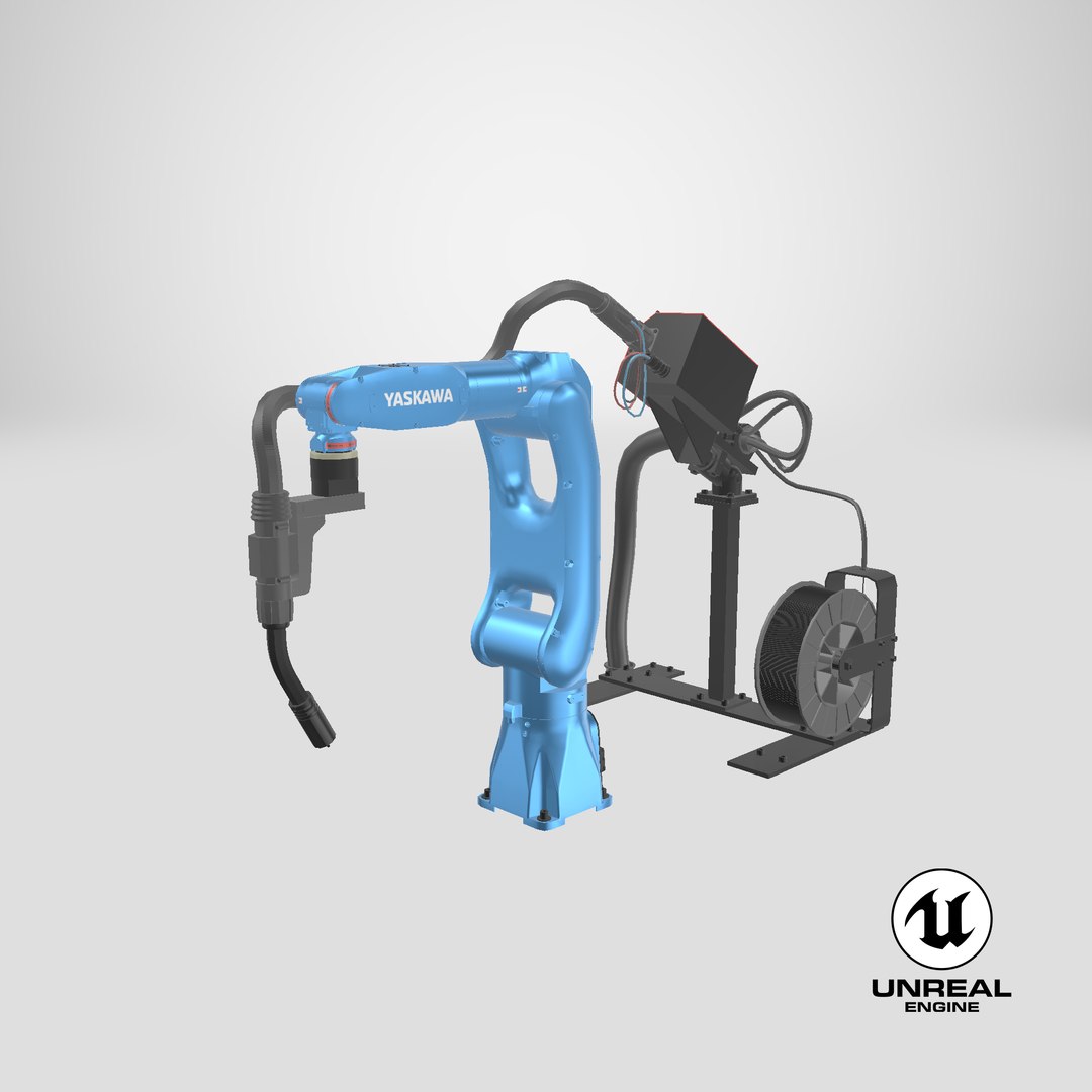 Yaskawa Motoman GP7 Robot with Welding Kit 3D model https://p.turbosquid.com/ts-thumb/sW/1xe2y9/LA/stemcell_unreal_render/png/1679583931/1920x1080/fit_q87/20634c14c7fcb1a87227c393524154096b817027/stemcell_unreal_render.jpg
