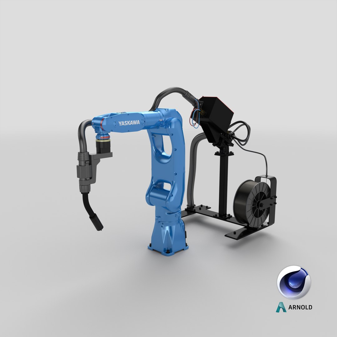 Yaskawa Motoman GP7 Robot with Welding Kit 3D model https://p.turbosquid.com/ts-thumb/sW/1xe2y9/v2/stemcell_cinema_4d_arnold_render/png/1679583934/1920x1080/fit_q87/0d7f1dabaf77f8de6f2afc93aa84360dfea34c3a/stemcell_cinema_4d_arnold_render.jpg