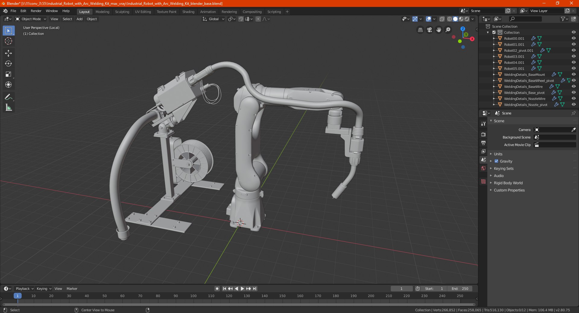 Yaskawa Motoman GP7 Robot with Welding Kit 3D model https://p.turbosquid.com/ts-thumb/sW/1xe2y9/wv/yaskawamotomangp7robotwithweldingkitc4dmodel027/jpg/1648995798/1920x1080/fit_q87/0c4a600020b39c8628326c96269b7f28ebadafda/yaskawamotomangp7robotwithweldingkitc4dmodel027.jpg