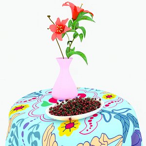 3D Cherry Time 8K model