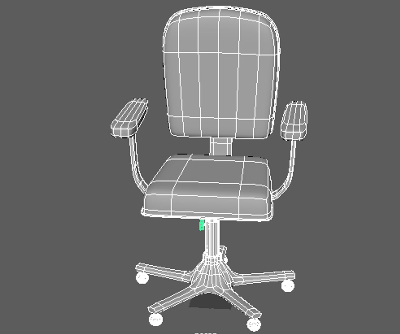 3D Rigged Office Chair Model - TurboSquid 1208326