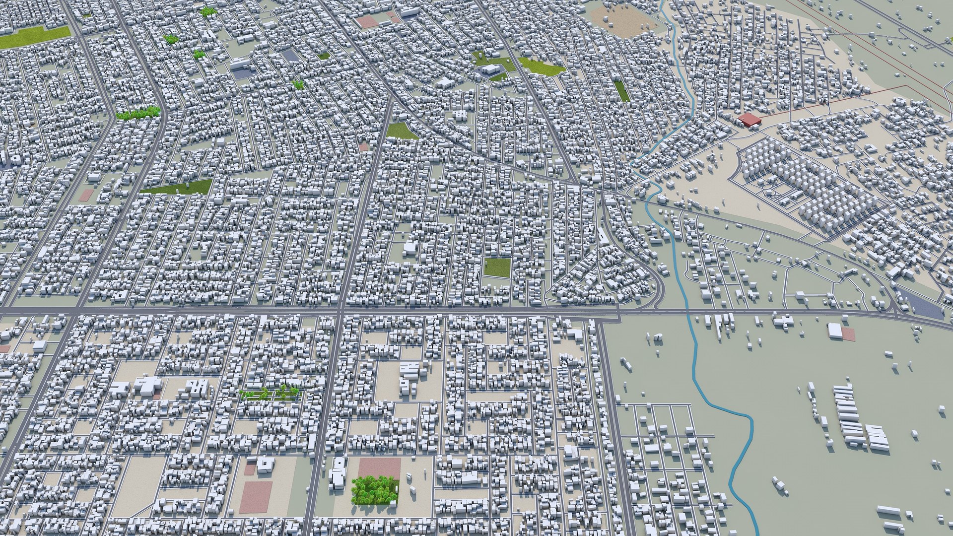 City Area Building Model - TurboSquid 1628250