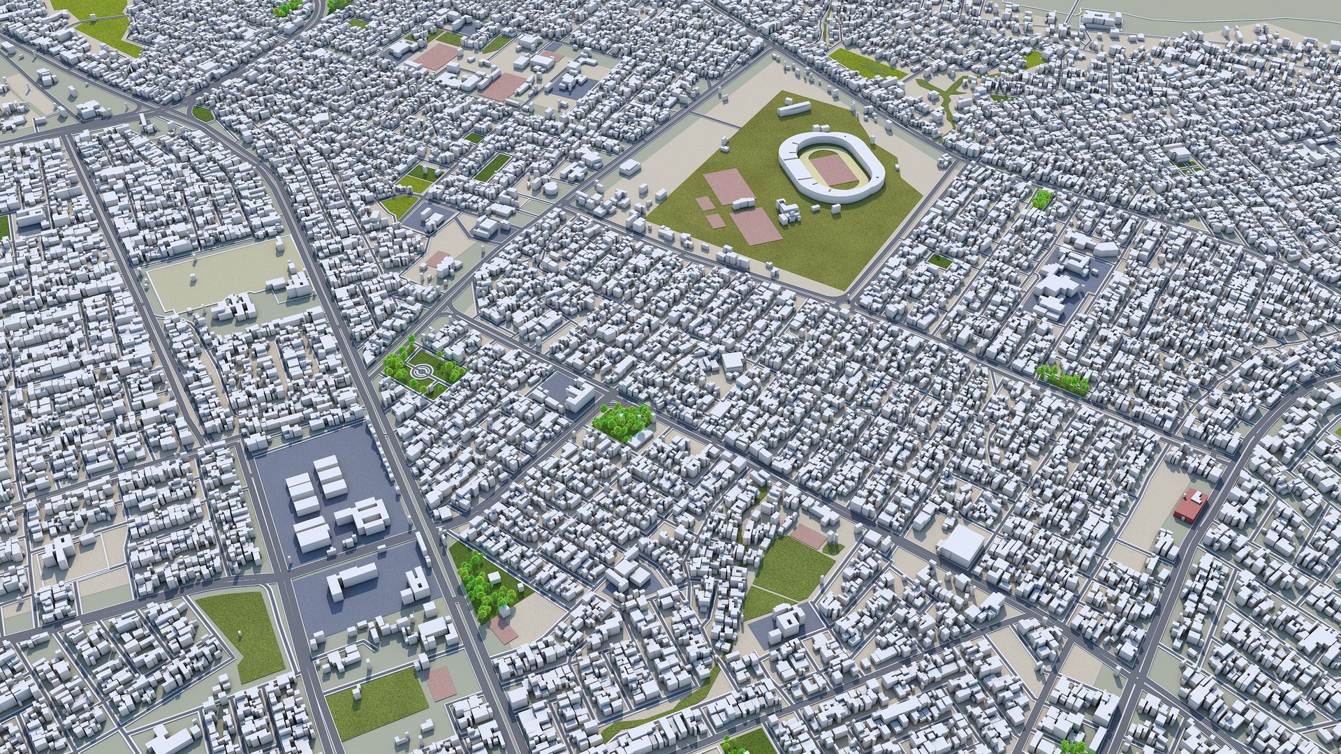 City Area Building Model - TurboSquid 1628250