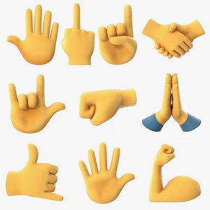 3D Gesture Emoji Collection 3