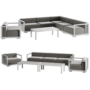 VICTUS Modular garden furniture set by 10Deka 3D model