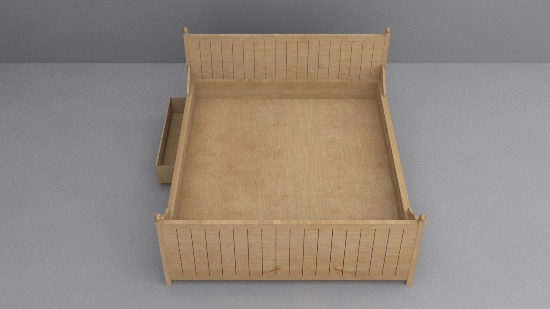 Ikea Hurdal Bed Frame 3d Model