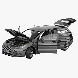 Ford Mondeo Turnier Titanium X Mk4 2013 Modelo 3D - Descargar Vehículos on