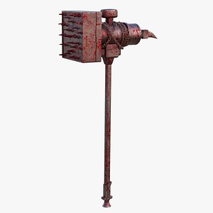 Resident Evil Hammer  Blood Weapon 3D model