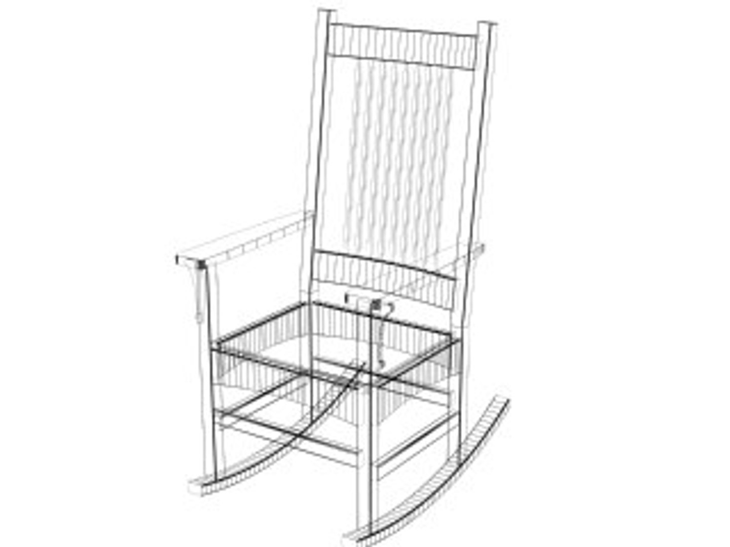Rocking Chair 3d Model