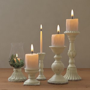 3d model of leah candle holders