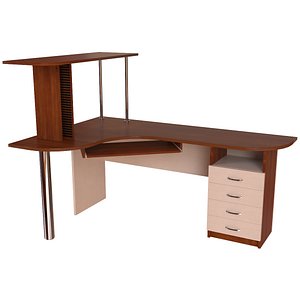3d computer table model
