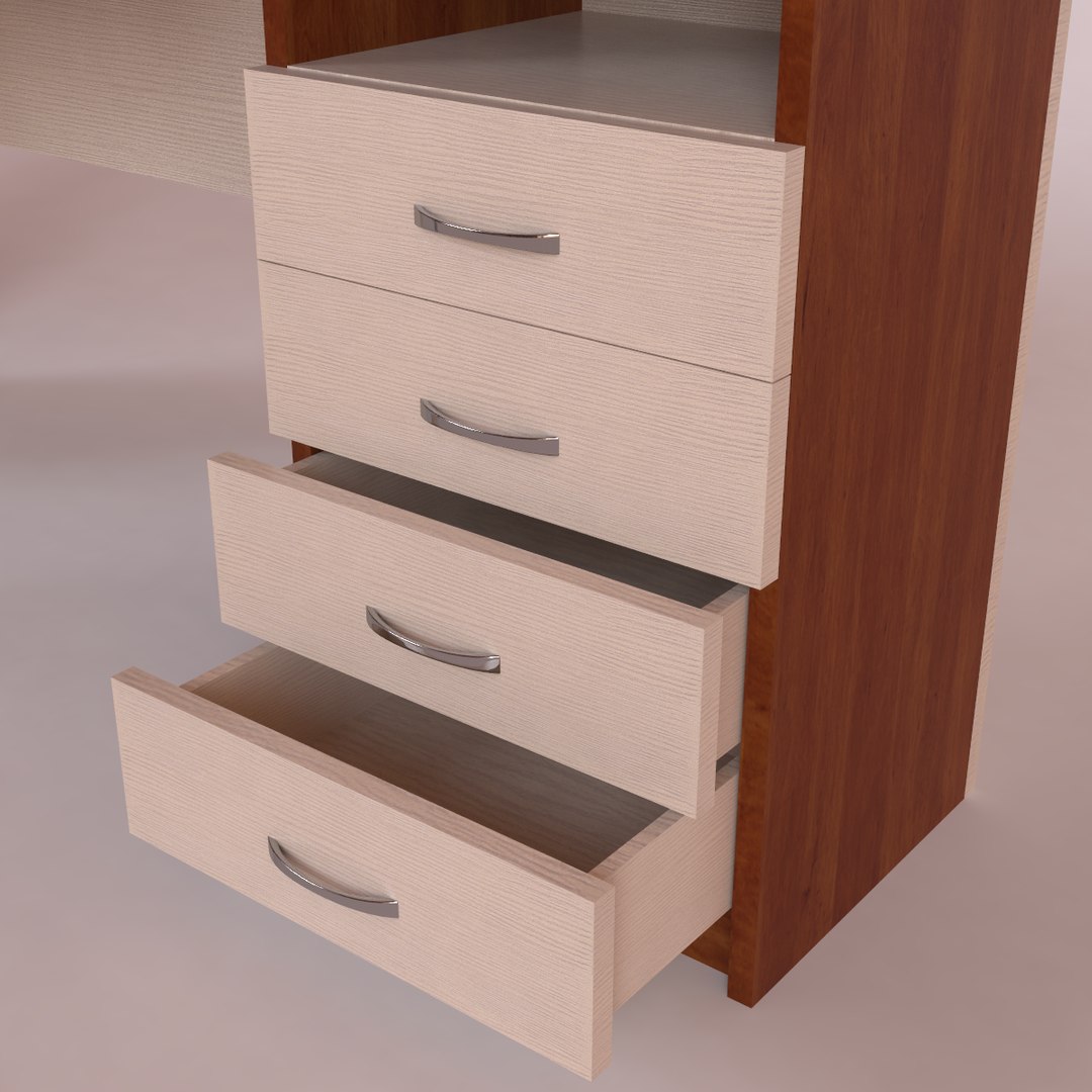 3d computer table model