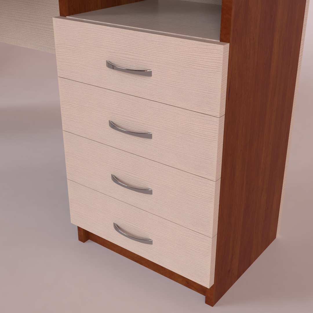 3d computer table model