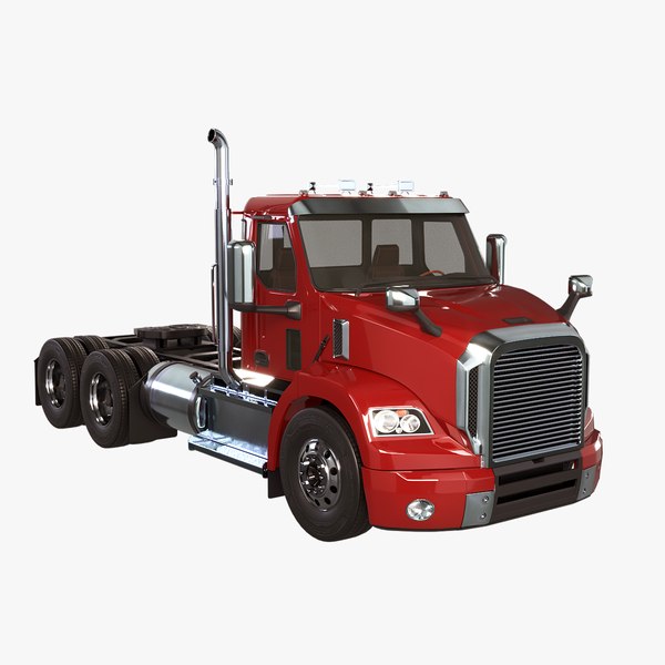 Generic Semi Truck Day Cab 3D model