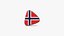 Icono de la bandera de Noruega