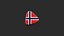 Icono de la bandera de Noruega