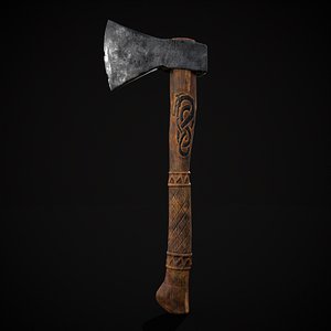 Viking Felling Hatchet 3D