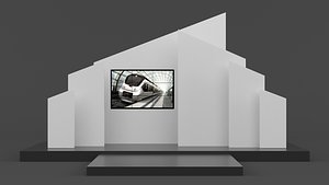 3D model Exhibition Booth