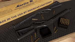 Marlin dark series model 336 lever action rifle