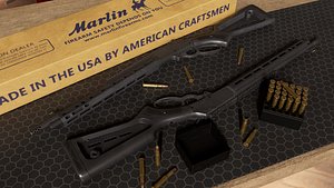 Marlin dark series model 336 lever action rifle