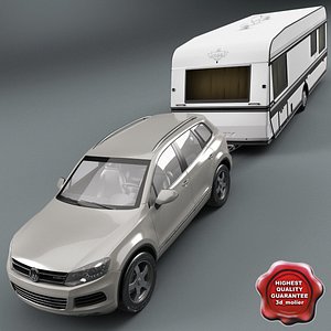 Hobby-Wohnwagen Ontour 3D-Modell $89 - .unknown .3ds .c4d .fbx .ma