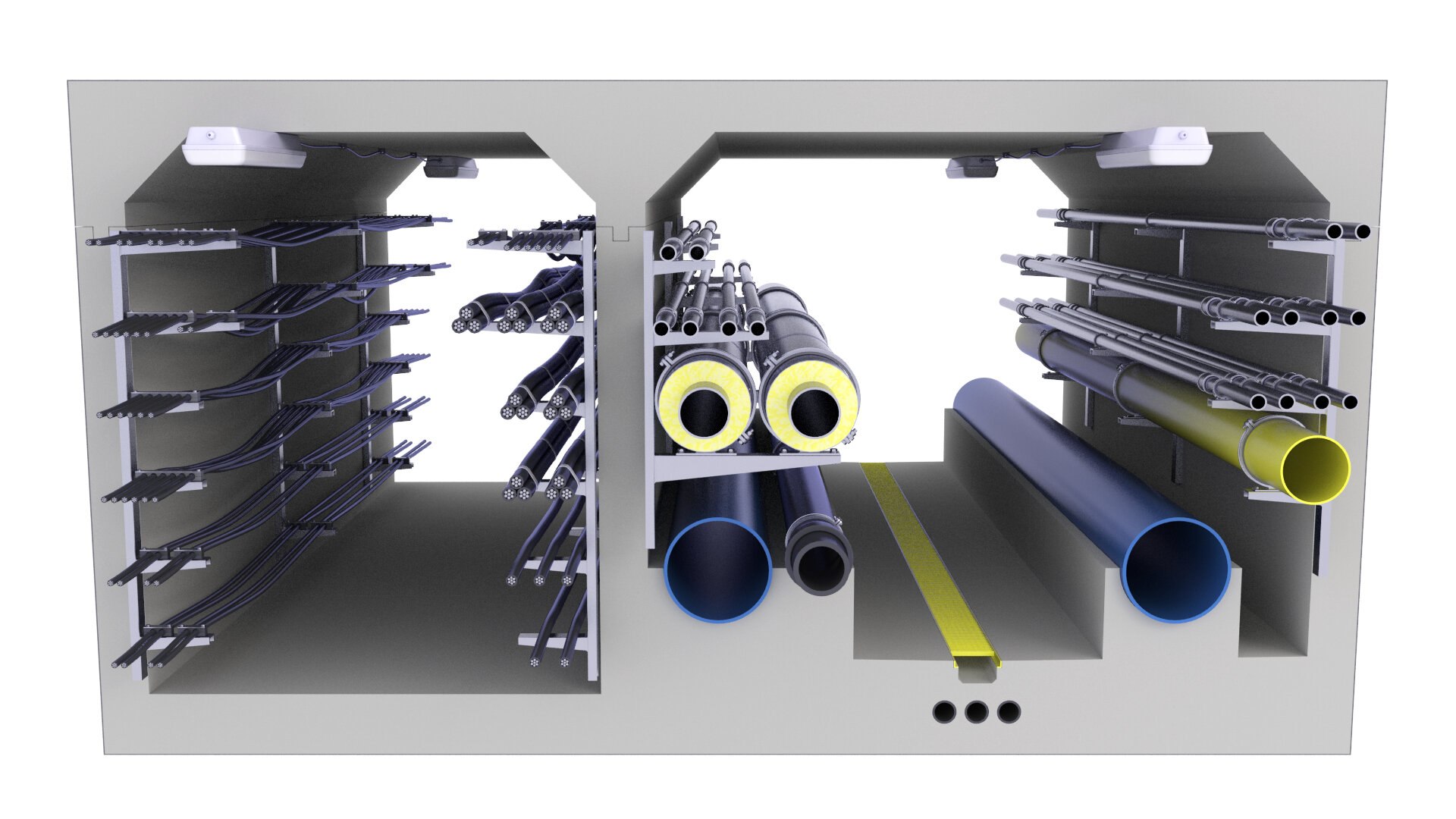 Underground Utility Tunnel 31 3d Model Turbosquid 1804152 6702