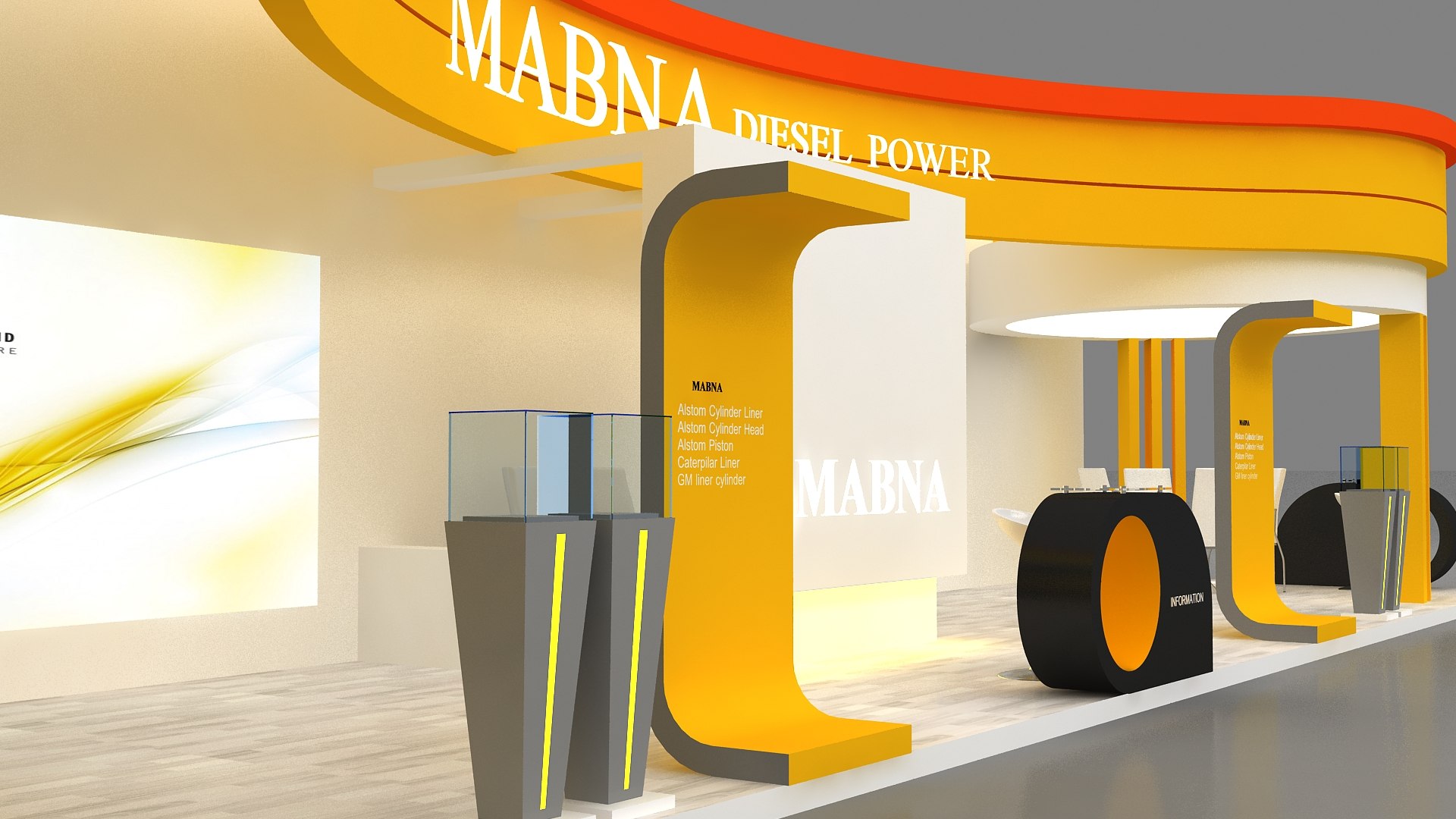 Exhibition 3D model - TurboSquid 2109535