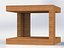 Mesa de centro de madeira