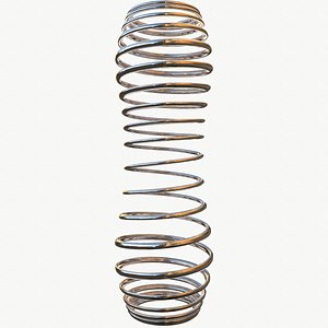 metal spiral spring model