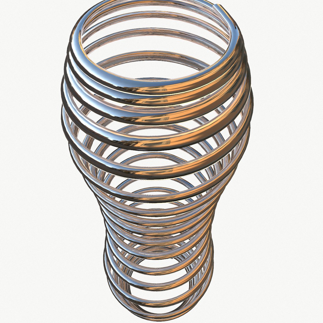 Metal Spiral Spring Model - TurboSquid 1410207