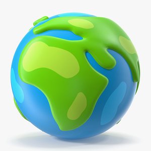 Cartoon Planet Earth model
