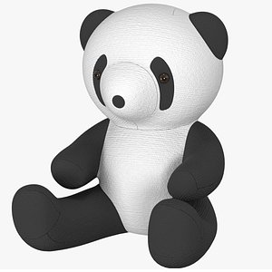 3D Stuffed Animal Panda model