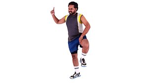 3D Kabaddi Player Thai Fy Action