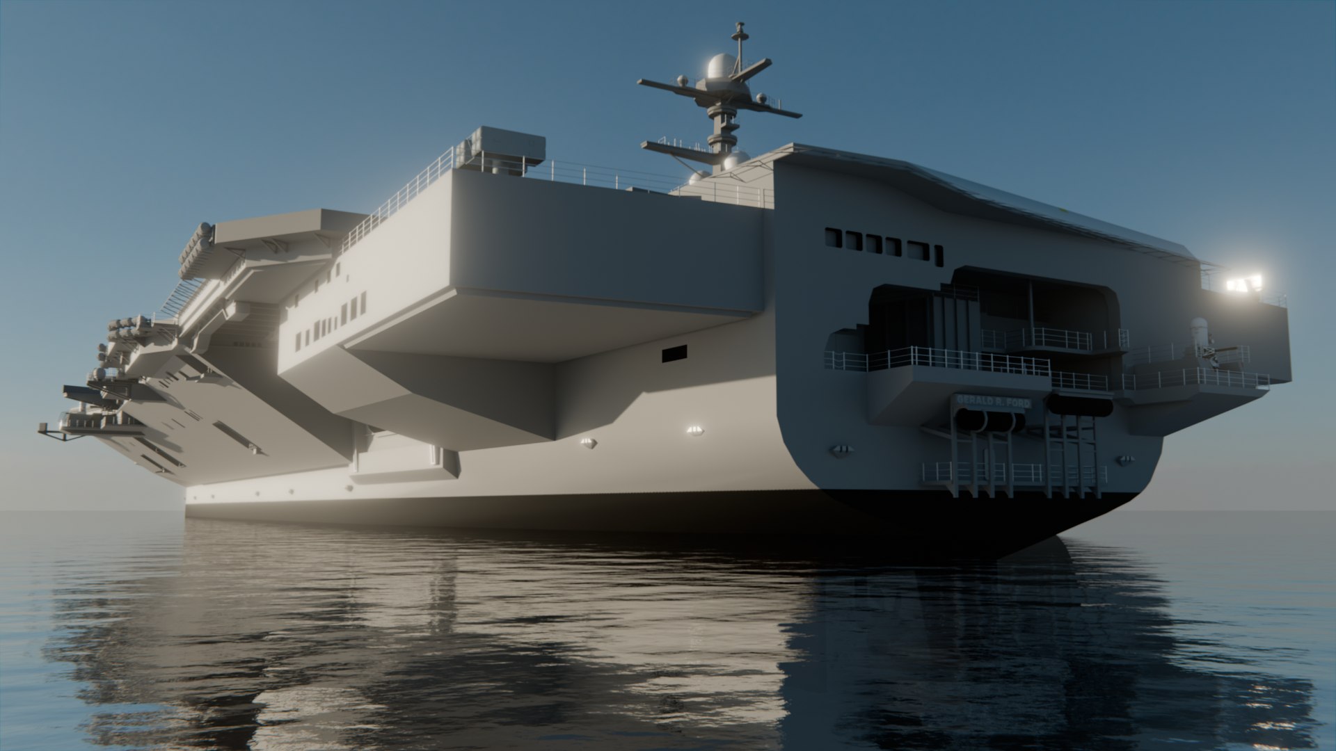 USS Gerald R Ford Model - TurboSquid 2336150