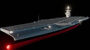 USS Gerald R Ford model