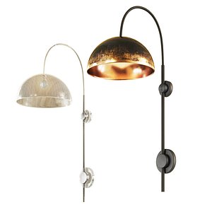 Wall light dome light 3D model