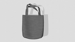 Fabric bag 3D model