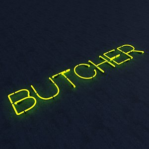 Butcher Neon Sign